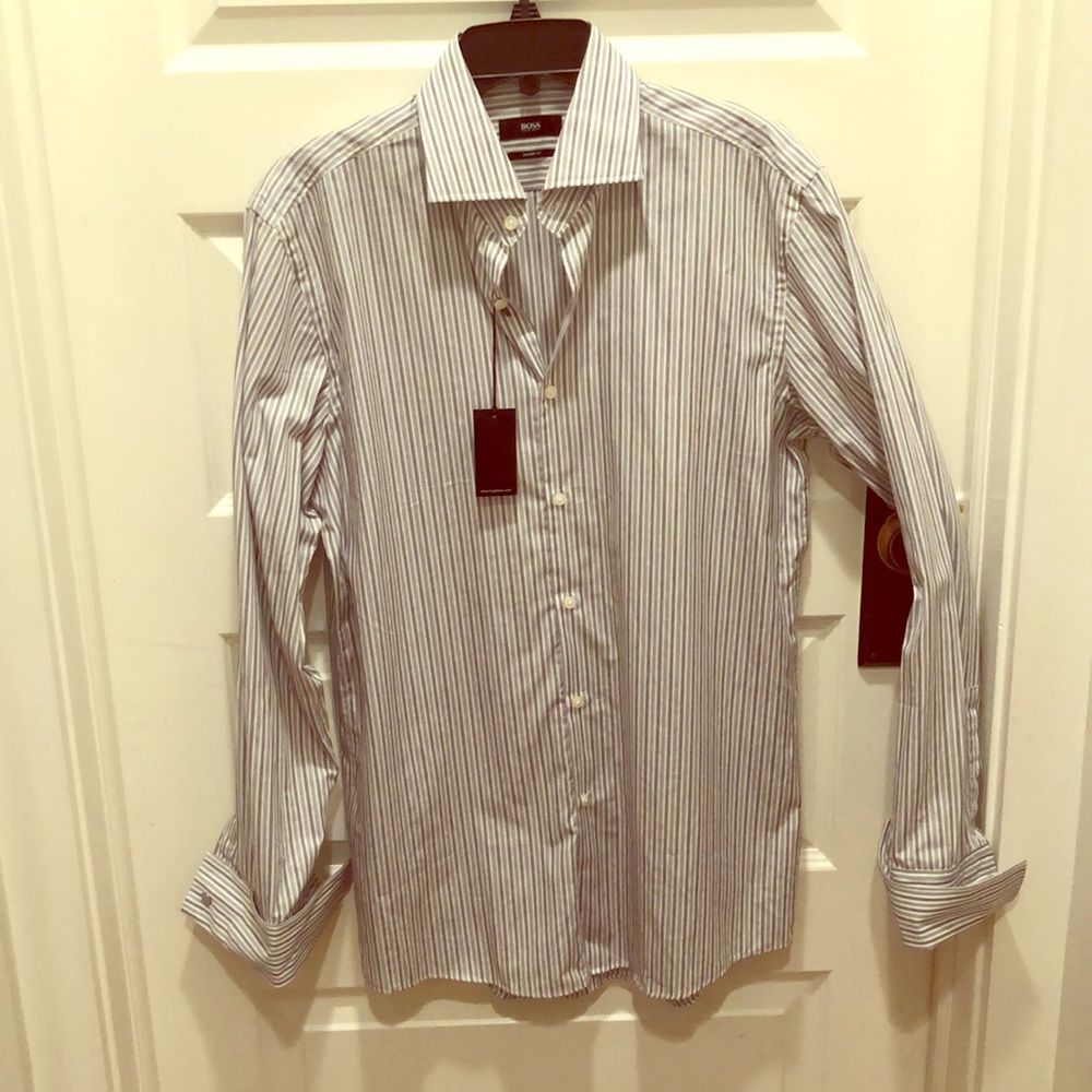 NWT Hugo Boss Sharp Fit Button Down